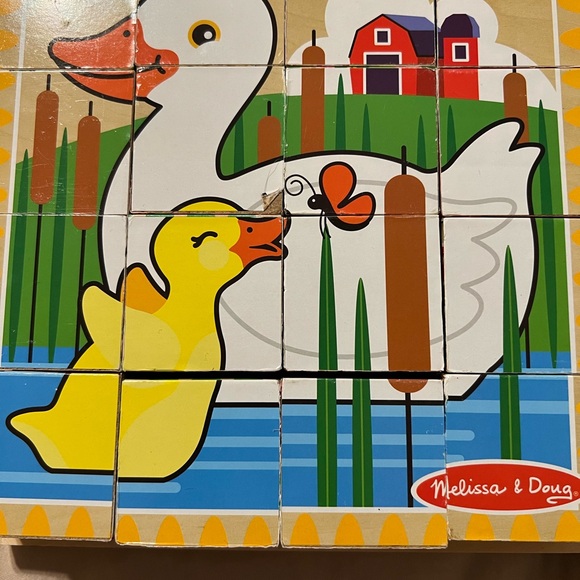 Melissa & Doug Cow Puzzle - Black and White - Picture 2 of 7